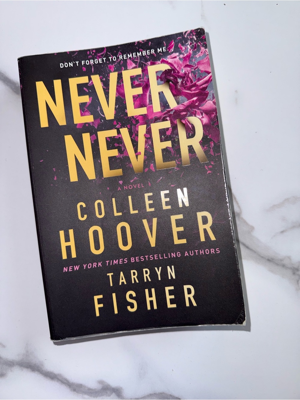 'Never Never' By Colleen Hoover Paperback Book